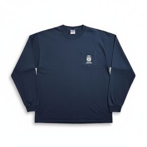 Union Made Teamsters Local 267 Long Sleeve Pocket Tee - Navy 2XL